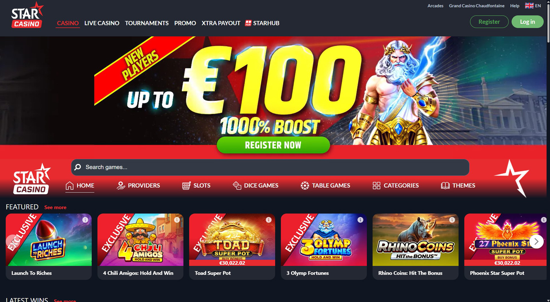 3. Star Casino – Starker Pay N Play Casino-Wert